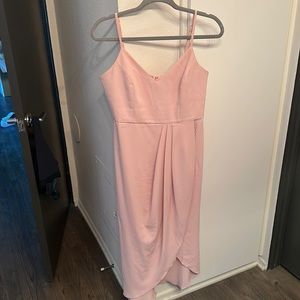 Lulus Reinette V-Neck MIDI Dress